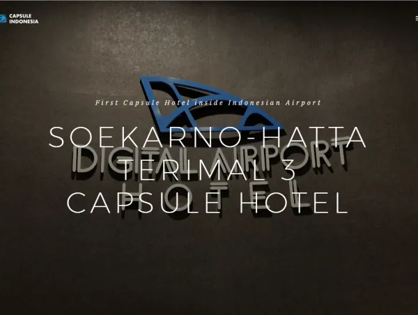 Hotel FIRST CAPSULE HOTEL INSIDE INDONESIAN AIRPORT<br>SOEKARNO-HATTA TERIMAL 3<br>CAPSULE HOTEL 1 capture1